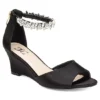 Journee Collection Womens Connor Wedge Sandal - Black 1 Journee Collection Womens Connor Wedge Sandal - Black -Shoe Promotion Shop US 01 102215 00