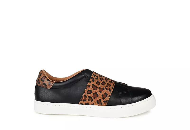 Journee Collection Womens Billie Slip On Sneaker - Leopard 4 Journee Collection Womens Billie Slip On Sneaker - Leopard - Image 2