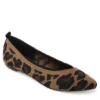 Journee Collection Womens Tayleen Flat - Leopard -Shoe Promotion Shop US 01 103312 00