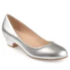 Journee Collection Womens Saar Pump - Silver -Shoe Promotion Shop US 01 103359 00