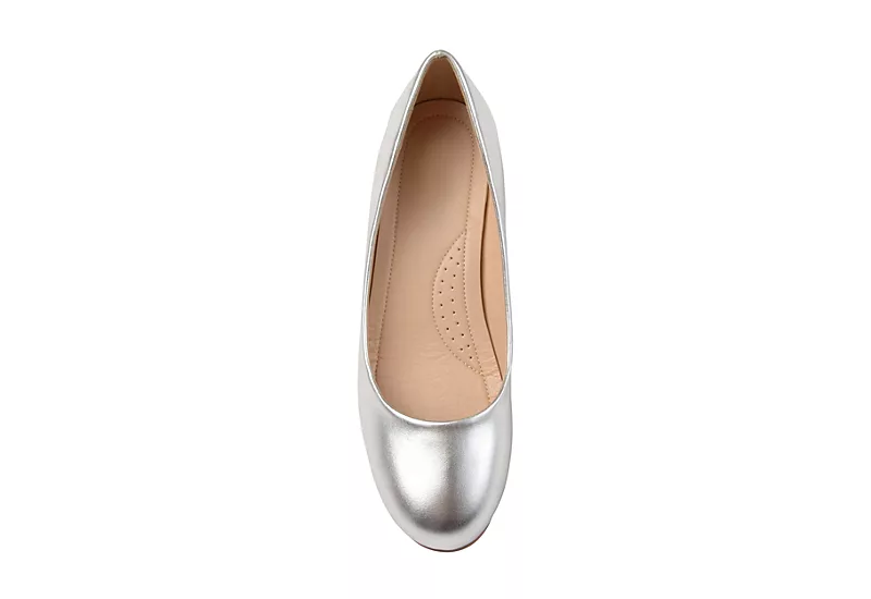Journee Collection Womens Saar Pump - Silver 8 Journee Collection Womens Saar Pump - Silver - Image 6