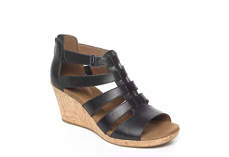 Rockport Womens Briah Gladiator Sandal - Black 3 Rockport Womens Briah Gladiator Sandal - Black