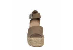 Michael By Michael Shannon Womens Giulia Wedge Sandal - Taupe -Shoe Promotion Shop US 01 105204 02