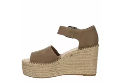 Michael By Michael Shannon Womens Giulia Wedge Sandal - Taupe -Shoe Promotion Shop US 01 105204 03