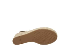 Michael By Michael Shannon Womens Giulia Wedge Sandal - Taupe -Shoe Promotion Shop US 01 105204 06