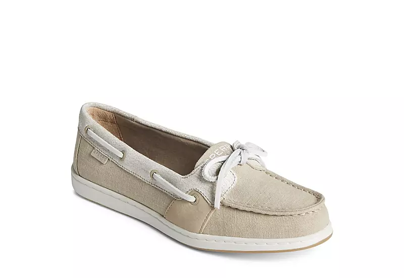 Sperry Womens Coastfish 1-eye Boat Shoe - Tan 3 Sperry Womens Coastfish 1-eye Boat Shoe - Tan