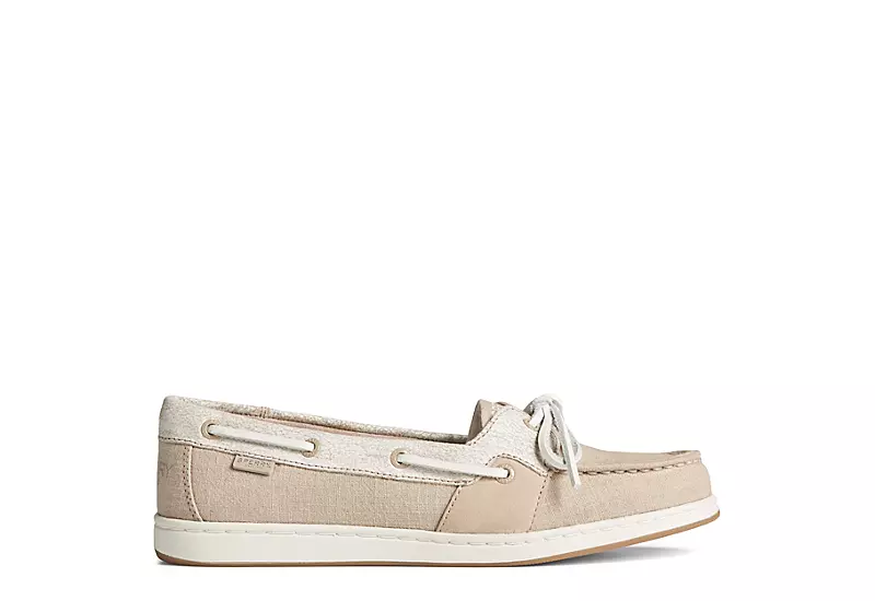 Sperry Womens Coastfish 1-eye Boat Shoe - Tan 4 Sperry Womens Coastfish 1-eye Boat Shoe - Tan - Image 2
