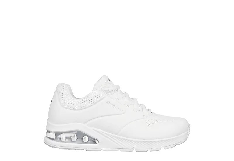 Skechers Womens Uno 2 Sneaker - White 4 Skechers Womens Uno 2 Sneaker - White - Image 2