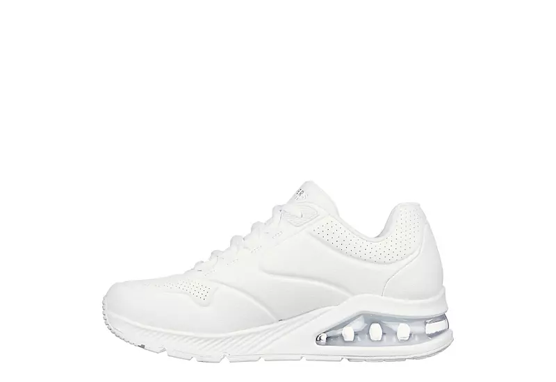 Skechers Womens Uno 2 Sneaker - White 5 Skechers Womens Uno 2 Sneaker - White - Image 3