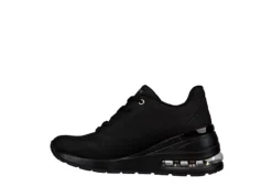 Skechers Womens Million Air Elevated Air Sneaker - Black -Shoe Promotion Shop US 01 105671 02