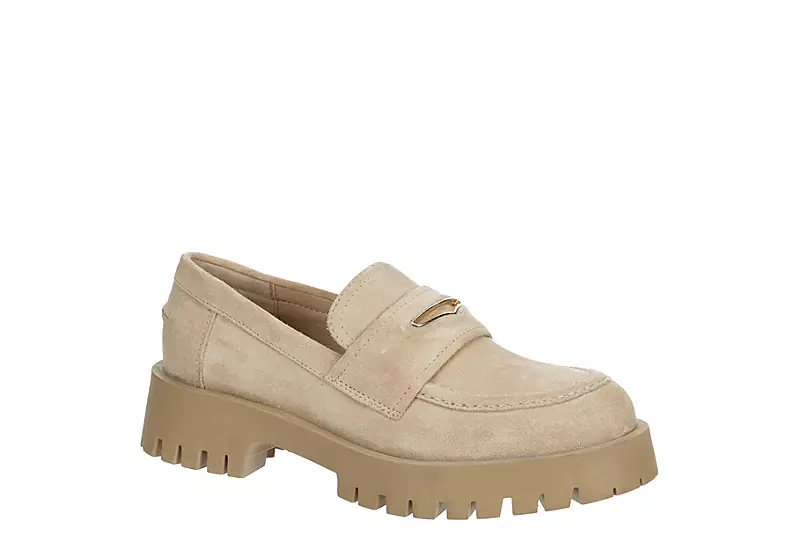 Steve Madden Womens Lawrence Loafer - Sand 3 Steve Madden Womens Lawrence Loafer - Sand