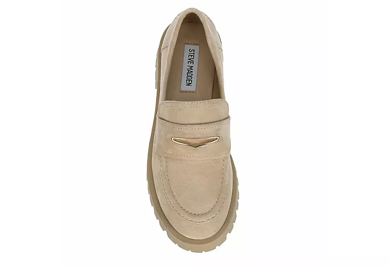 Steve Madden Womens Lawrence Loafer - Sand 8 Steve Madden Womens Lawrence Loafer - Sand - Image 6