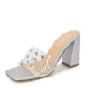 Xoxo Womens Razia Sandal - Clear