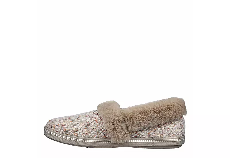 Skechers Womens Cozy Campfire Lazy Sunday Slipper - Taupe 5 Skechers Womens Cozy Campfire Lazy Sunday Slipper - Taupe - Image 3