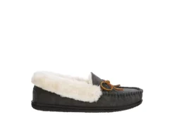 Minnetonka Womens Jessica Trapper Slipper - Dark Grey -Shoe Promotion Shop US 01 106041 01