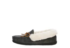 Minnetonka Womens Jessica Trapper Slipper - Dark Grey -Shoe Promotion Shop US 01 106041 03