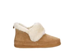 Minnetonka Womens Jule Bootie Slipper - Tan 10 Minnetonka Womens Jule Bootie Slipper - Tan -Shoe Promotion Shop US 01 106042 01