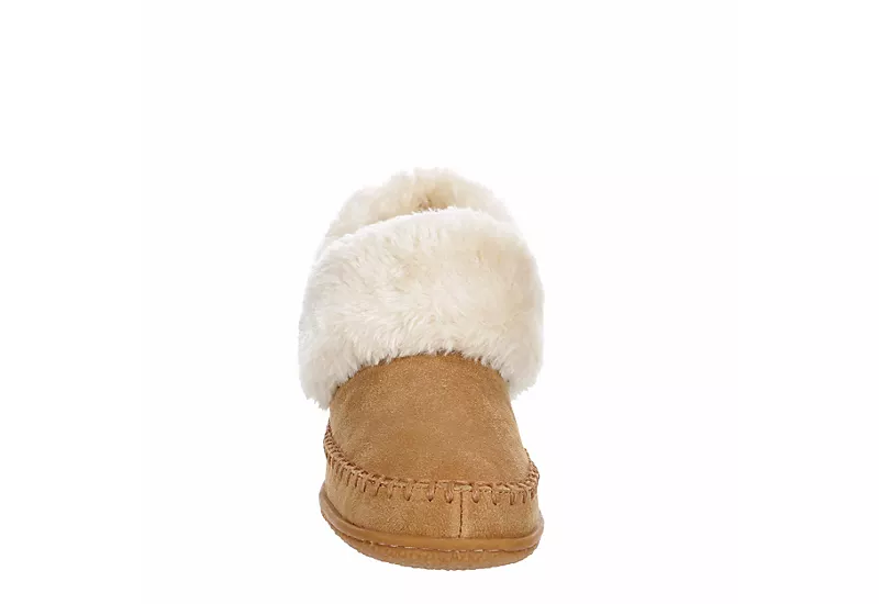 Minnetonka Womens Jule Bootie Slipper - Tan 5 Minnetonka Womens Jule Bootie Slipper - Tan - Image 3