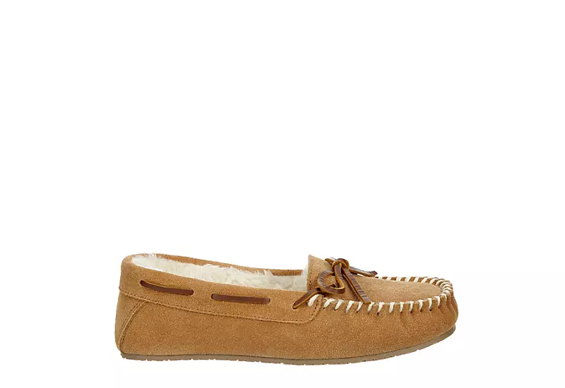 Minnetonka Womens Marj Moc Slipper - Tan 4 Minnetonka Womens Marj Moc Slipper - Tan - Image 2