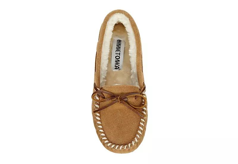 Minnetonka Womens Marj Moc Slipper - Tan 8 Minnetonka Womens Marj Moc Slipper - Tan - Image 6