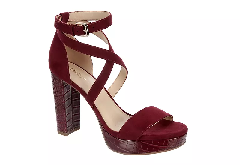 Limelight Womens Lainey Platform Sandal - Wine 3 Limelight Womens Lainey Platform Sandal - Wine