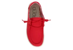 Heydude Womens Wendy Slip On Sneaker - Red 14 Heydude Womens Wendy Slip On Sneaker - Red -Shoe Promotion Shop US 01 106161 05