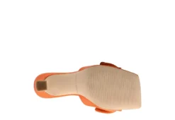 Marc Fisher Womens Demar Slide Sandal - Orange -Shoe Promotion Shop US 01 106243 04