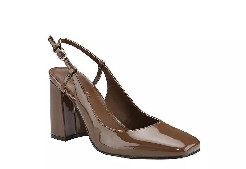 Marc Fisher Womens Valana Pump - Dark Tan 3 Marc Fisher Womens Valana Pump - Dark Tan