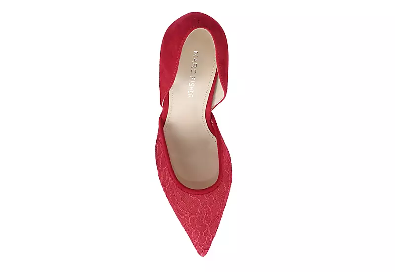 Marc Fisher Womens Christey Pump - Red 6 Marc Fisher Womens Christey Pump - Red - Image 4