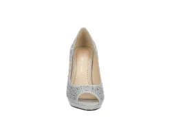 Adrienne Vittadini Womens Gervin Pump - Silver -Shoe Promotion Shop US 01 106399 02