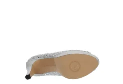 Adrienne Vittadini Womens Gervin Pump - Silver -Shoe Promotion Shop US 01 106399 06