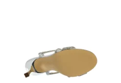 N By Nina Womens Lourdes Sandal - Silver -Shoe Promotion Shop US 01 106400 06