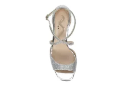 N By Nina Womens Dorean Sandal - Silver -Shoe Promotion Shop US 01 106402 05