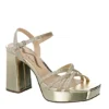N By Nina Womens Sabrina Platform Sandal - Champagne 2 N By Nina Womens Sabrina Platform Sandal - Champagne -Shoe Promotion Shop US 01 106405 00