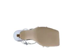 Marc Fisher Womens Dareta Sandal - Silver -Shoe Promotion Shop US 01 106584 04