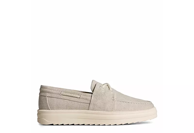 Sperry Womens Cruise Plushstep Boat Shoe - Natural 4 Sperry Womens Cruise Plushstep Boat Shoe - Natural - Image 2