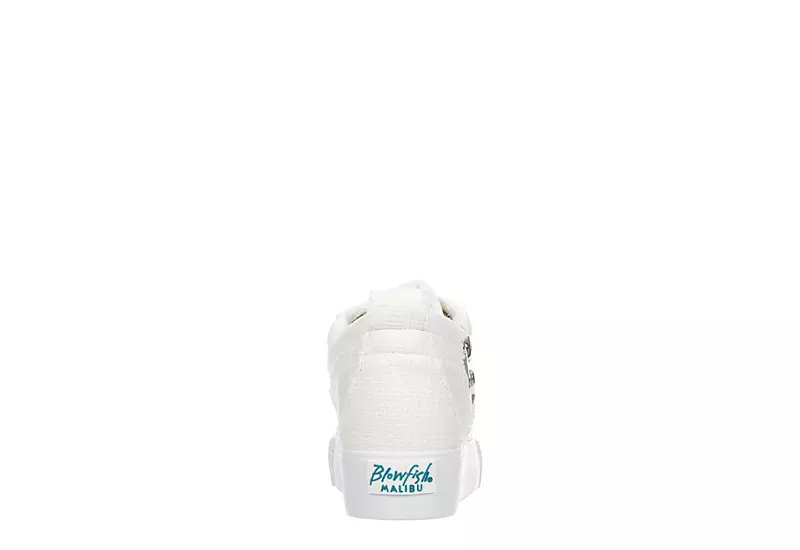 Blowfish Womens Megan Slip On Wedge Sneaker - White 7 Blowfish Womens Megan Slip On Wedge Sneaker - White - Image 5