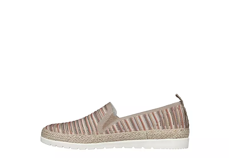 Skechers Womens Flexpadrille 3.0 Serene Sweetie Slip On Sneaker - Taupe 5 Skechers Womens Flexpadrille 3.0 Serene Sweetie Slip On Sneaker - Taupe - Image 3