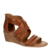 Eurosoft Womens Ginnifer Wedge Sandal - Brown -Shoe Promotion Shop US 01 106977 00