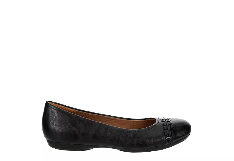 Eurosoft Womens Sifton Flat - Black 4 Eurosoft Womens Sifton Flat - Black - Image 2