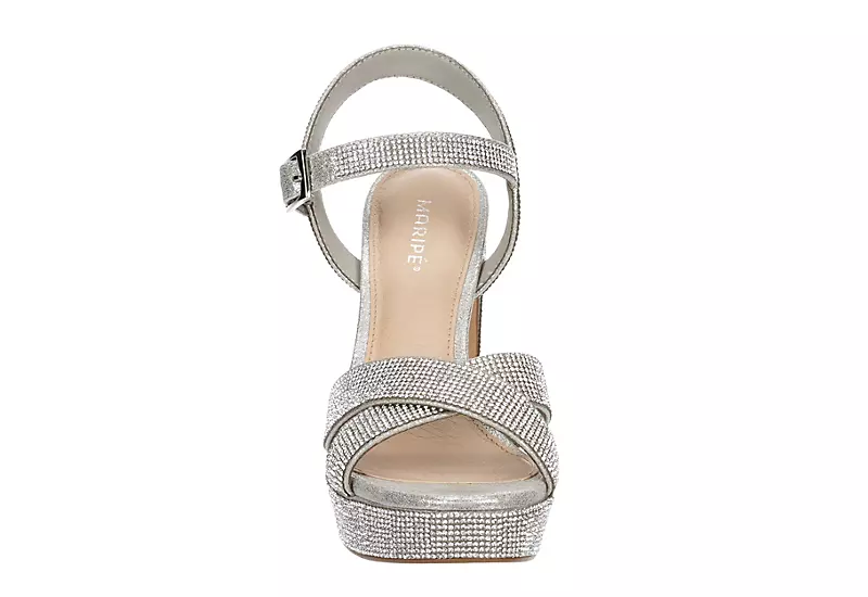 Maripe Womens Leilani Platform Sandal - Silver 6 Maripe Womens Leilani Platform Sandal - Silver - Image 4
