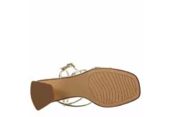 Michael By Michael Shannon Womens Tristan Sandal - Gold -Shoe Promotion Shop US 01 107018 06