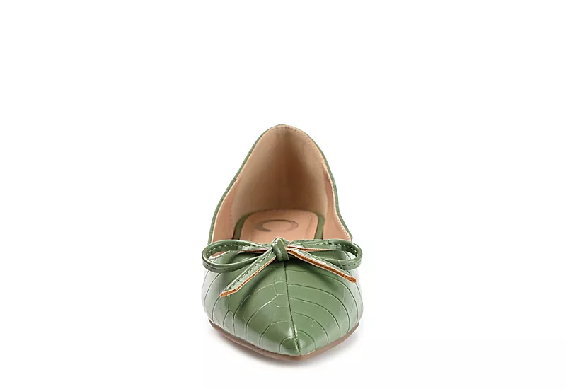 Journee Collection Womens Devalyn Flat - Green 5 Journee Collection Womens Devalyn Flat - Green - Image 3