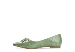 Journee Collection Womens Devalyn Flat - Green 12 Journee Collection Womens Devalyn Flat - Green -Shoe Promotion Shop US 01 107046 03