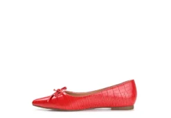 Journee Collection Womens Devalyn Flat - Red -Shoe Promotion Shop US 01 107047 03