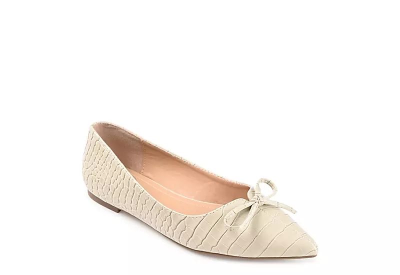 Journee Collection Womens Devalyn Flat - Stone 3 Journee Collection Womens Devalyn Flat - Stone