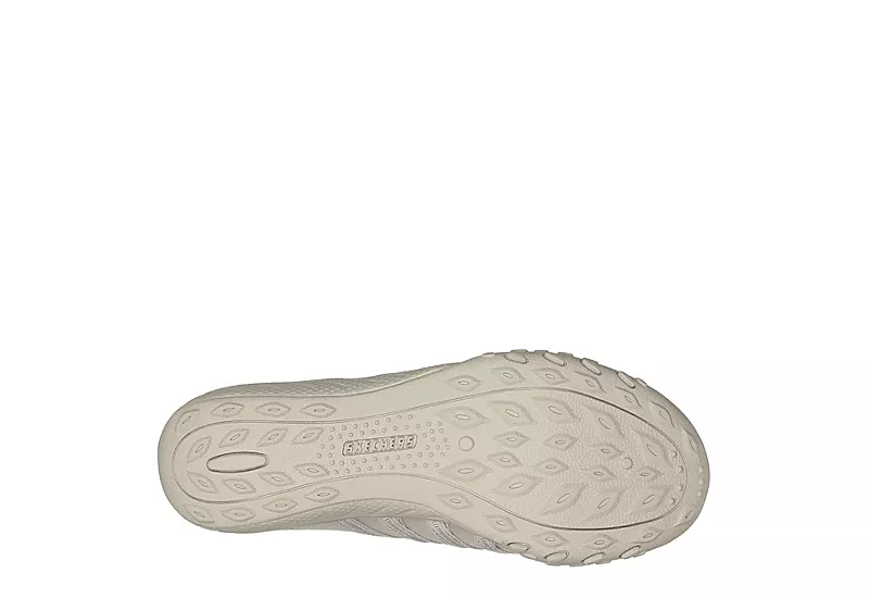 Skechers Womens Slip-ins Breathe Easy Roll With Me Sneaker - Taupe 7 Skechers Womens Slip-ins Breathe Easy Roll With Me Sneaker - Taupe - Image 5