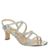 N By Nina Womens Bloom Sandal - Silver -Shoe Promotion Shop US 01 107405 00