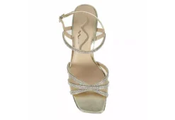 N By Nina Womens Sevyn Platform Sandal - Gold -Shoe Promotion Shop US 01 107409 05