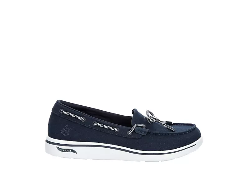 Skechers Womens Arch Fit Lift Sneaker - Navy 4 Skechers Womens Arch Fit Lift Sneaker - Navy - Image 2